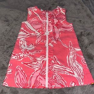 Lilly Pulitzer originals Pink Salmon Glamorous Life Shift Dress size 2